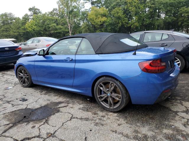 WBA1M1C56FVZ99383 - 2015 BMW M235I BLUE photo 2