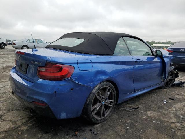 WBA1M1C56FVZ99383 - 2015 BMW M235I BLUE photo 3