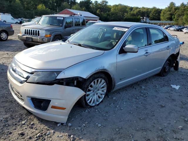 3FADP0L35AR117888 - 2010 FORD FUSION HYBRID SILVER photo 1