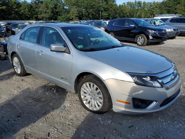 3FADP0L35AR117888 - 2010 FORD FUSION HYBRID SILVER photo 4