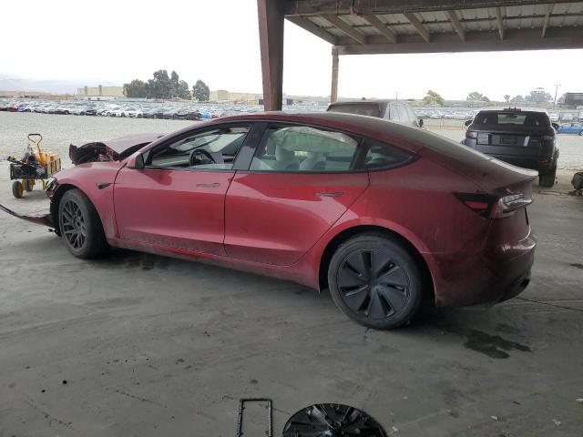 5YJ3E1EA0RF826688 - 2024 TESLA MODEL 3 წითელი ფოტო 2