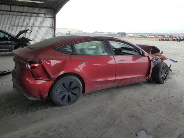 5YJ3E1EA0RF826688 - 2024 TESLA MODEL 3 წითელი ფოტო 3