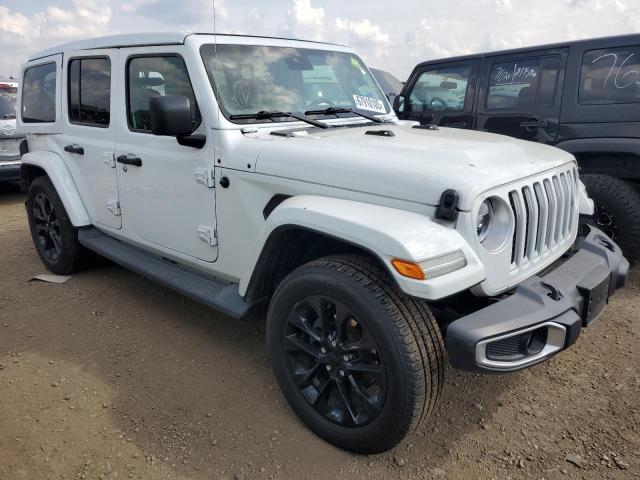 1C4JJXP69MW850149 - 2021 JEEP WRANGLER U SAHARA 4XE WHITE photo 4