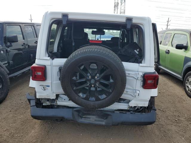 1C4JJXP69MW850149 - 2021 JEEP WRANGLER U SAHARA 4XE WHITE photo 6