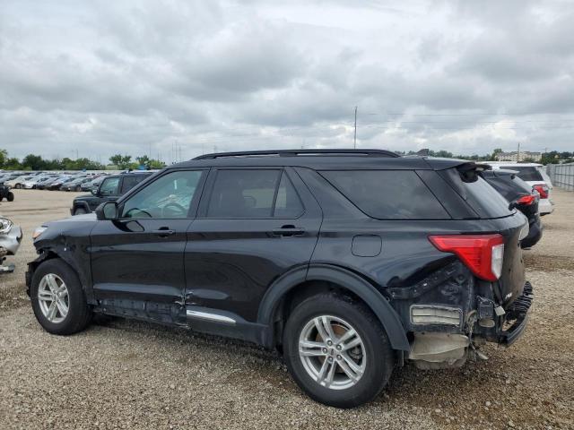 1FMSK8DH2NGA38566 - 2022 FORD EXPLORER XLT أسود صورة 2