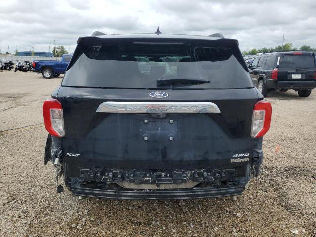1FMSK8DH2NGA38566 - 2022 FORD EXPLORER XLT أسود صورة 6