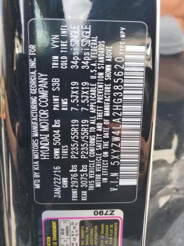 5XYZW4LA2HG385620 - 2017 HYUNDAI SANTA FE S Siyah fotoğraf 14