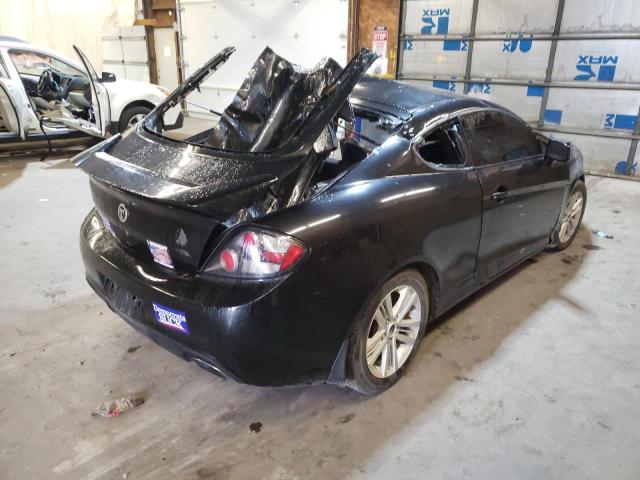 KMHHM66D87U242778 - 2007 HYUNDAI TIBURON GS BLACK photo 4