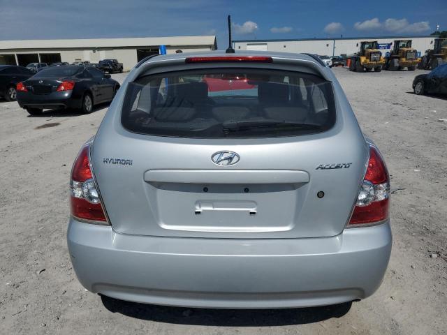 KMHCM3AC7AU169854 - 2010 HYUNDAI ACCENT BLUE SILVER photo 6