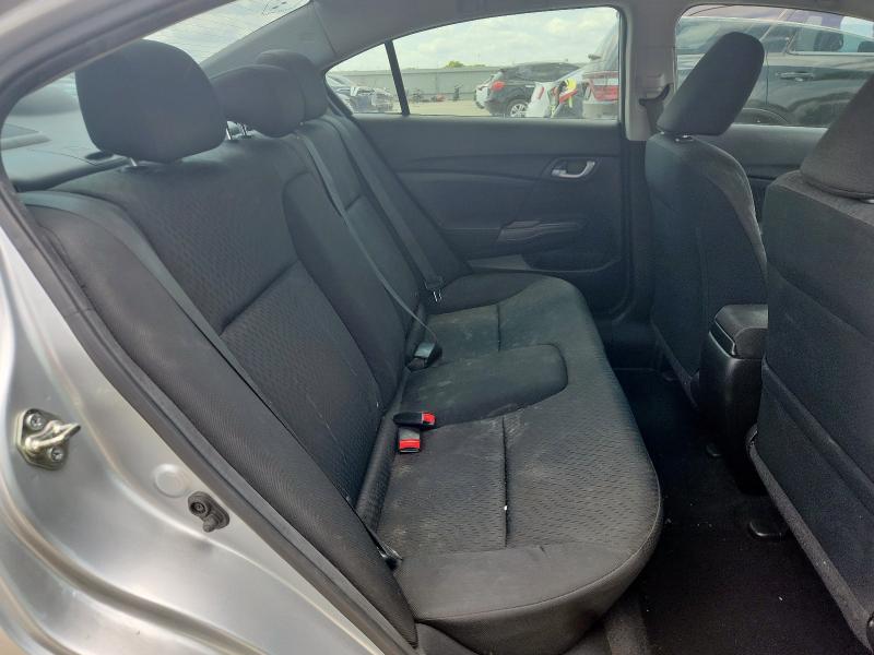 2HGFB2F56FH554099 - 2015 HONDA CIVIC LX SILVER photo 10
