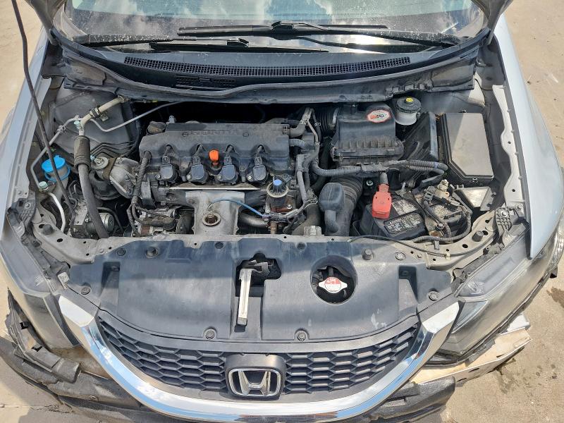 2HGFB2F56FH554099 - 2015 HONDA CIVIC LX SILVER photo 11