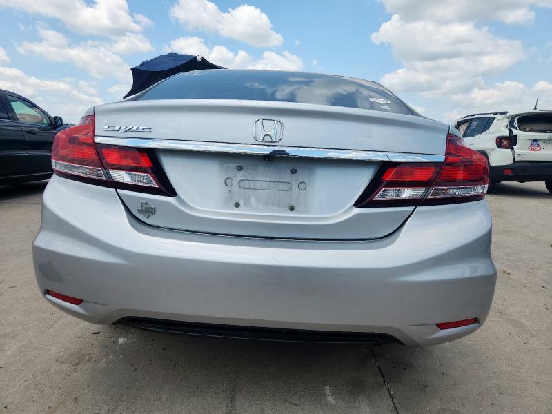 2HGFB2F56FH554099 - 2015 HONDA CIVIC LX SILVER photo 6