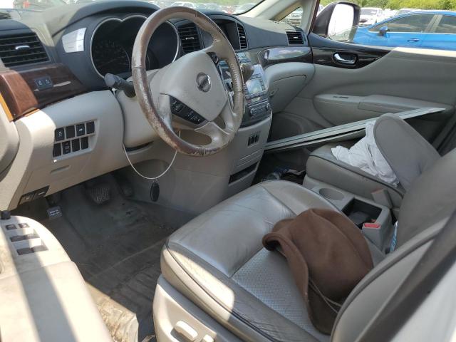 JN8AE2KP5D9061524 - 2013 NISSAN QUEST S WHITE photo 8