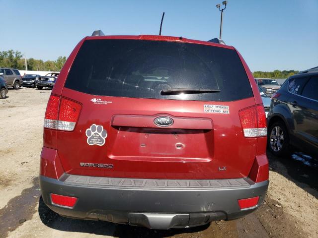 KNDJJ741595012187 - 2009 KIA BORREGO LX RED photo 6