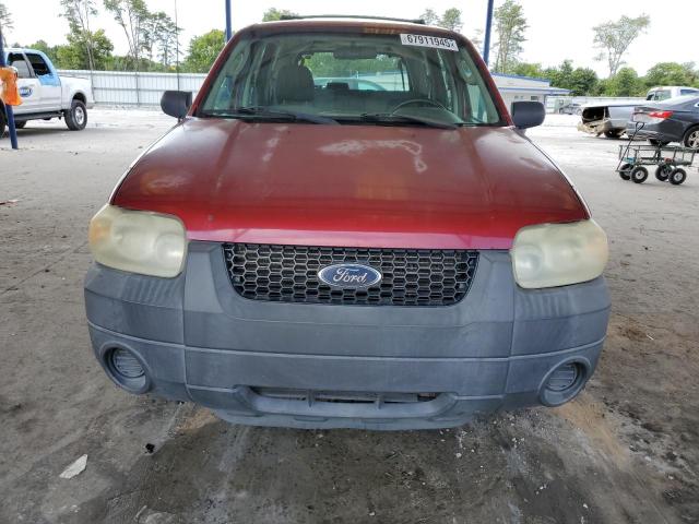1FMYU02Z86KB35416 - 2006 FORD ESCAPE XLS RED photo 5