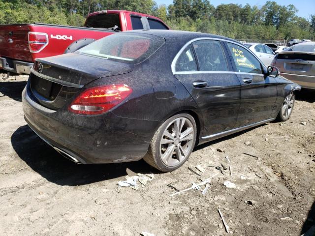 55SWF4JB0FU083163 - 2015 MERCEDES-BENZ C 300 BLACK photo 3