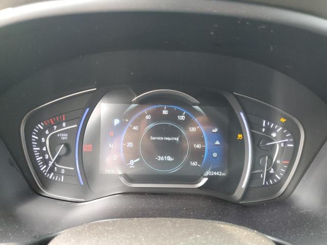 5NMS3CAD8KH012631 - 2019 HYUNDAI SANTA FE SEL BLACK photo 9