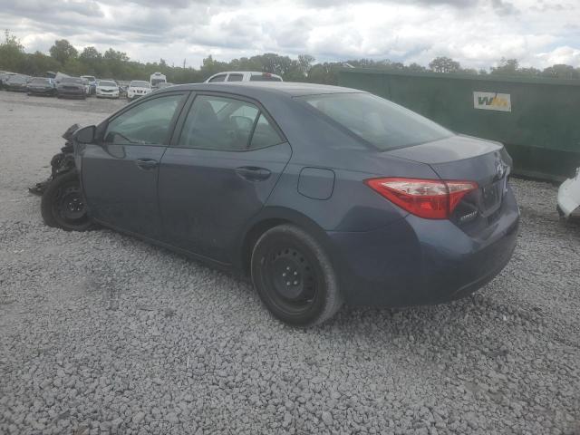 5YFBURHE1KP857504 - 2019 TOYOTA COROLLA L BLUE photo 2