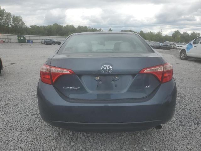 5YFBURHE1KP857504 - 2019 TOYOTA COROLLA L BLUE photo 6