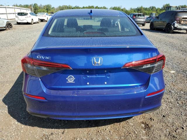 2HGFE1F77RH326863 - 2024 HONDA CIVIC EX BLUE photo 6