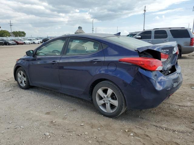 5NPDH4AE6DH248712 - 2013 HYUNDAI ELANTRA GLS BLUE photo 2