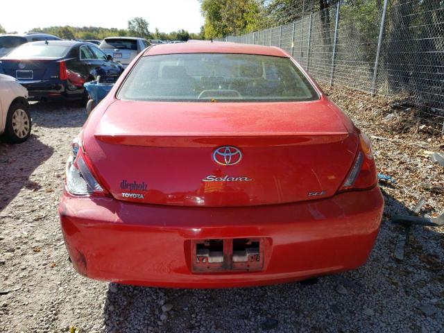 4T1CE30P06U749620 - 2006 TOYOTA CAMRY SOLA SE RED photo 6