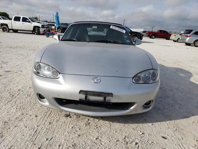 JM1NB353X40410136 - 2004 MAZDA MX-5 MIATA BASE SILVER photo 5