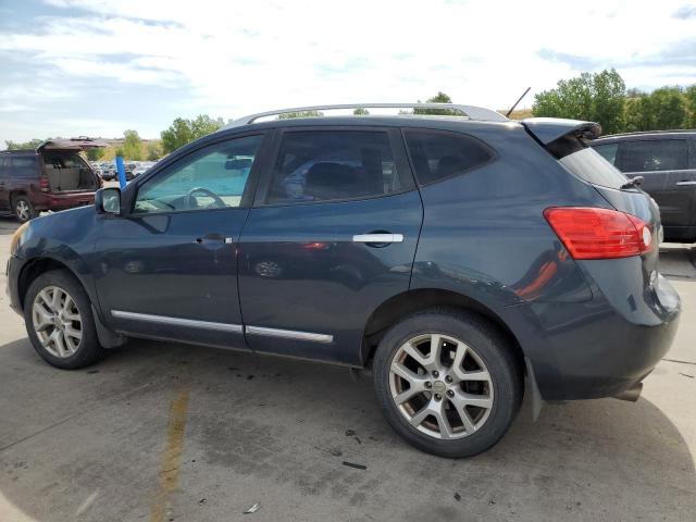 JN8AS5MV7DW618585 - 2013 NISSAN ROGUE S TEAL photo 2