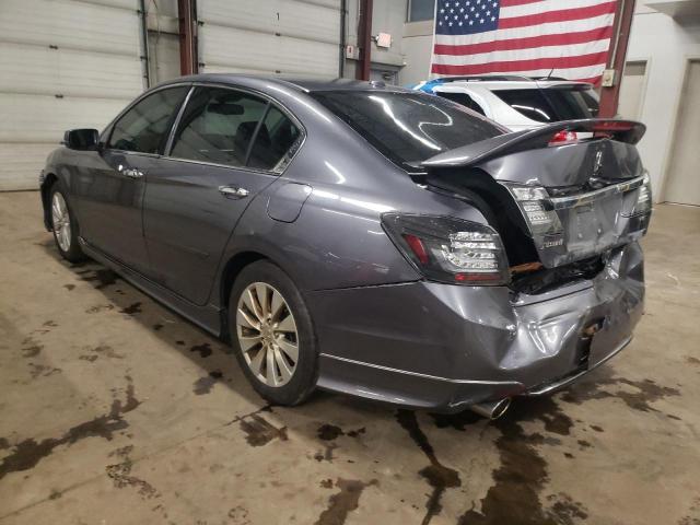 1HGCR3F81DA036430 - 2013 HONDA ACCORD EXL GRAY photo 2