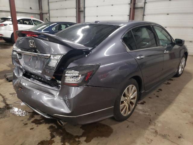 1HGCR3F81DA036430 - 2013 HONDA ACCORD EXL GRAY photo 3