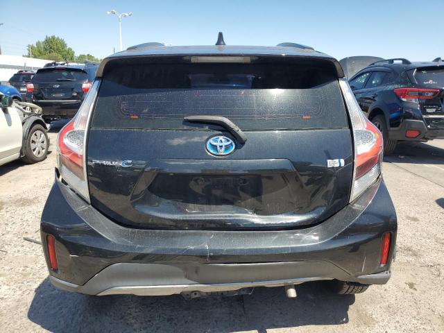 JTDKDTB33J1603610 - 2018 TOYOTA PRIUS C BLACK photo 6