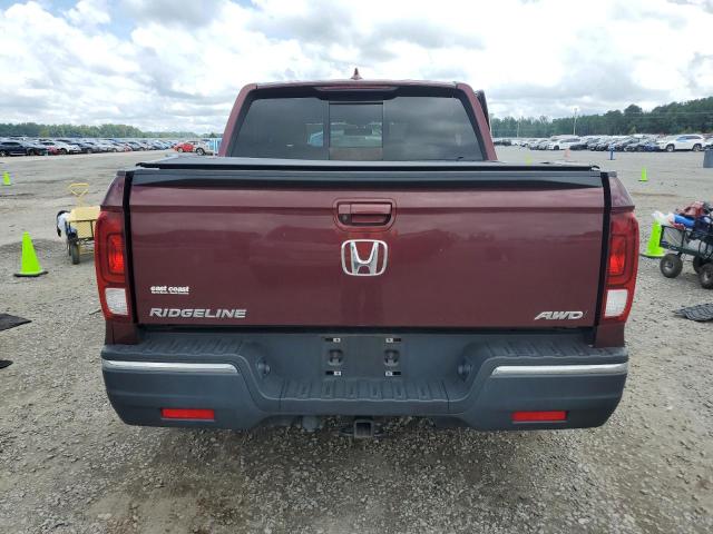 5FPYK3F55KB017423 - 2019 HONDA RIDGELINE RTL ბურგუნდია ფოტო 6