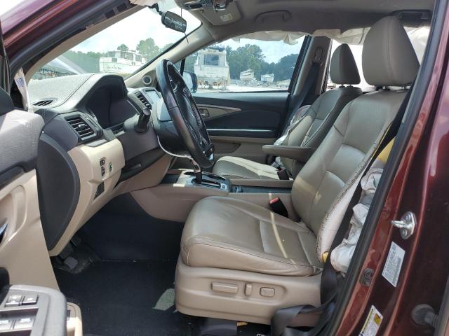 5FPYK3F55KB017423 - 2019 HONDA RIDGELINE RTL ბურგუნდია ფოტო 7