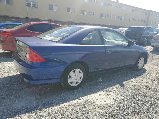 1HGEM221X4L074317 - 2004 HONDA CIVIC DX VP BLUE photo 3