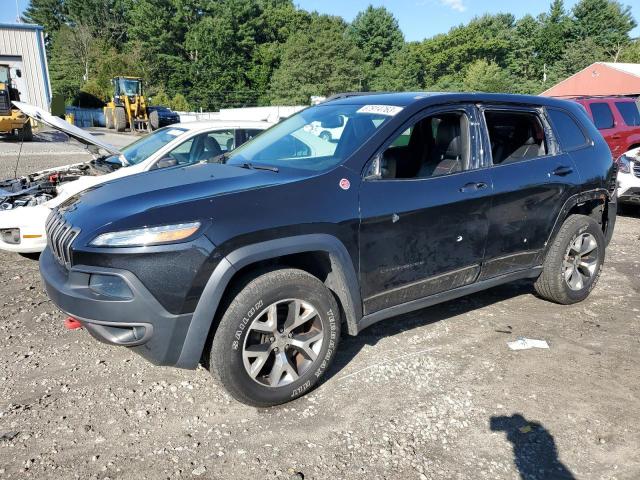 1C4PJMBS6EW111416 - 2014 JEEP CHEROKEE TRAILHAWK BLACK photo 1