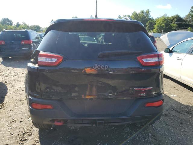 1C4PJMBS6EW111416 - 2014 JEEP CHEROKEE TRAILHAWK BLACK photo 6