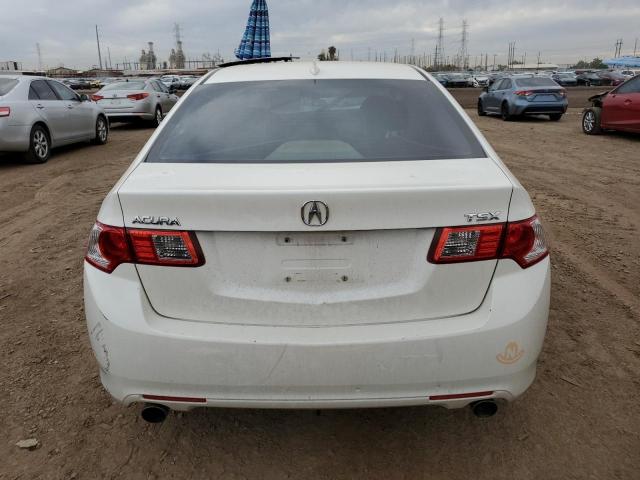 JH4CU2F68AC008340 - 2010 ACURA TSX WHITE photo 6