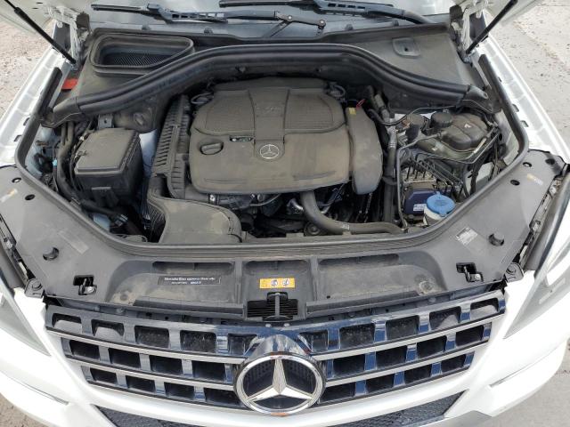 4JGDA5HB3EA377419 - 2014 MERCEDES-BENZ ML 350 4MATIC WHITE photo 12