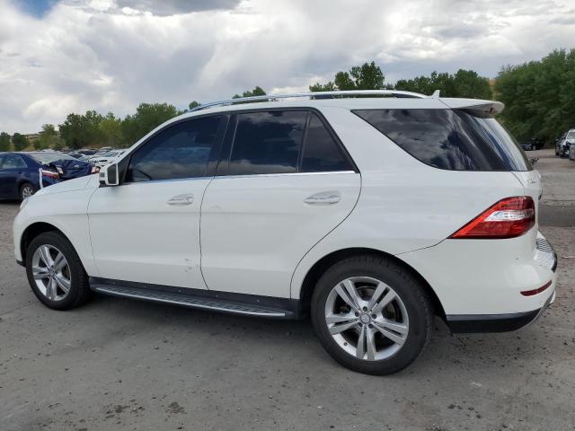 4JGDA5HB3EA377419 - 2014 MERCEDES-BENZ ML 350 4MATIC WHITE photo 2