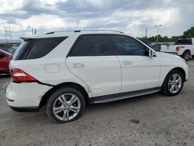 4JGDA5HB3EA377419 - 2014 MERCEDES-BENZ ML 350 4MATIC WHITE photo 3