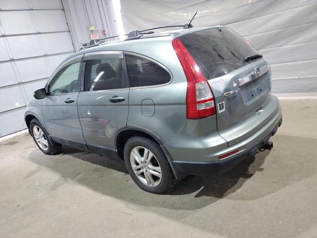 5J6RE4H55BL035385 - 2011 HONDA CR-V EX BLUE photo 2