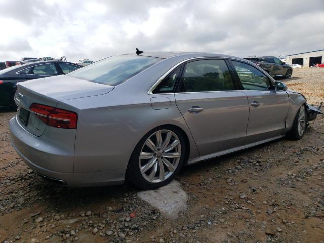 WAU44AFDXHN003182 - 2017 AUDI A8 L QUATTRO SILVER photo 3