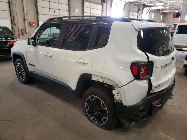 ZACCJBCT2GPD24261 - 2016 JEEP RENEGADE TRAILHAWK WHITE photo 2