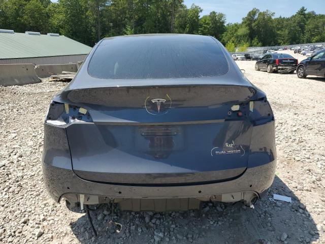7SAYGDEF0NF538955 - 2022 TESLA MODEL Y GRAY photo 6
