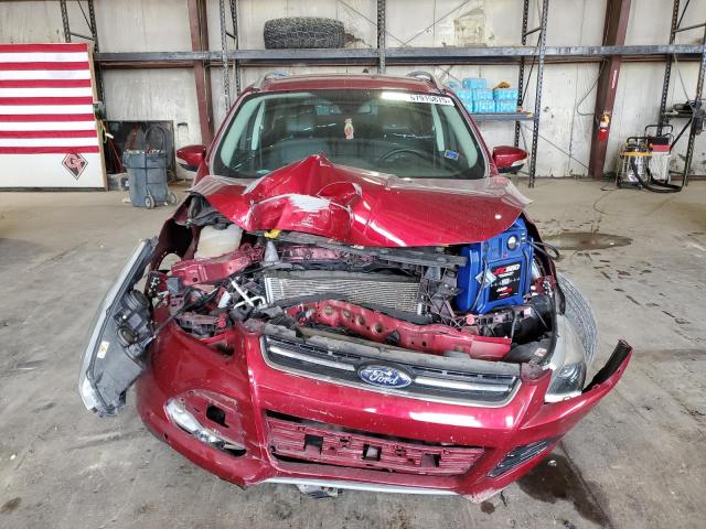 1FMCU9J93GUC87464 - 2016 FORD ESCAPE TITANIUM RED photo 5