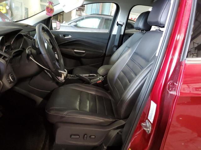 1FMCU9J93GUC87464 - 2016 FORD ESCAPE TITANIUM RED photo 7