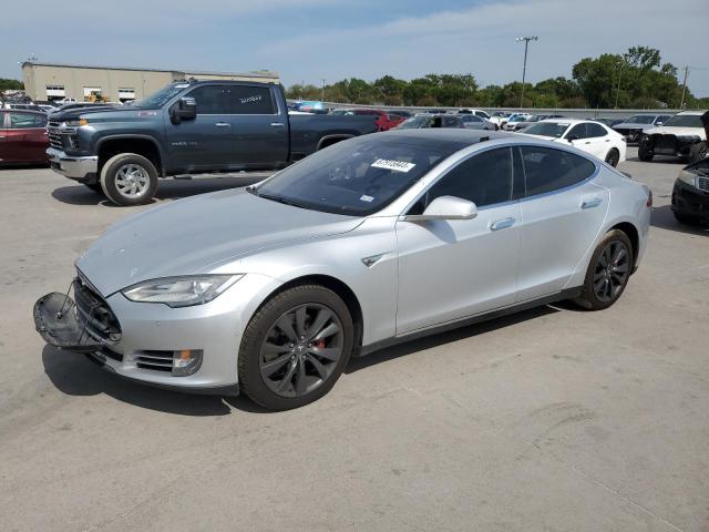 5YJSA1H12EFP60271 - 2014 TESLA MODEL S ვერცხლისფერი ფოტო 1