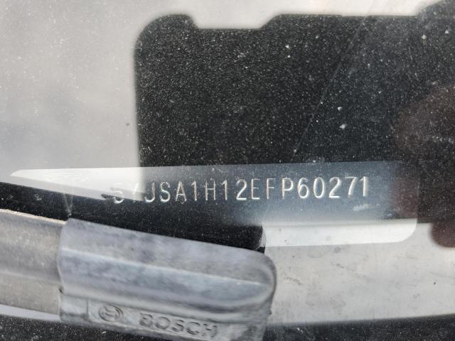 5YJSA1H12EFP60271 - 2014 TESLA MODEL S ვერცხლისფერი ფოტო 12