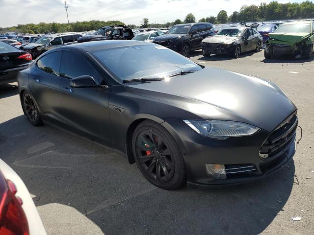 5YJSA1H25EFP65764 - 2014 TESLA MODEL S Սև լուսանկար 4