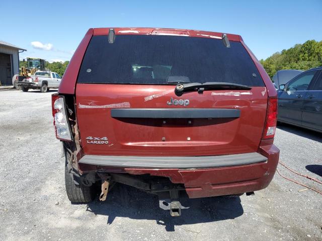 1J8GR48K97C679883 - 2007 JEEP GRND CHERO LAREDO RED photo 6